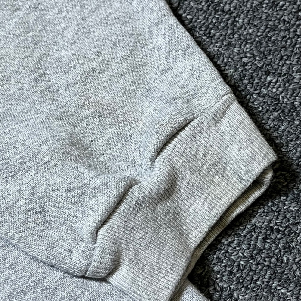 Vintage Tultex University of Connecticut Hoodie Large Grey UConn Sweatshirt 90s - Picture 9 of 14